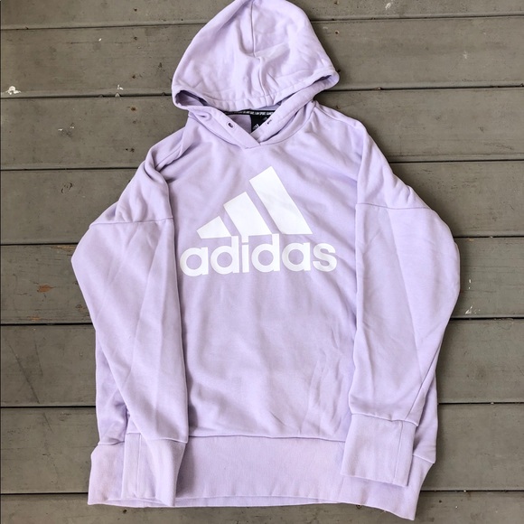 adidas hoodie lavender